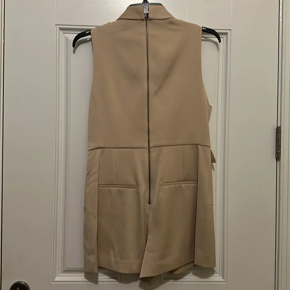 NWT Alice + Olivia Phillis Utility Sleeveless Romper - Size 12